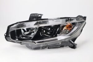 Like NEW! 2016-2021 Honda Civic LH Left Driver Side Headlight Halogen Black OEM