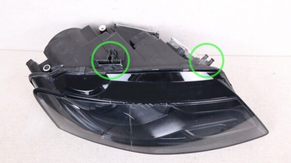 2009-2012 Audi A4 S4 RH Right Passenger Headlight Xenon Non-AFS Black OEM - Image 3