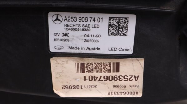 2020-2023 Mercedes GLC300 GLC43 RH Right Passenger Headlight Reflector LED OEM - Image 11