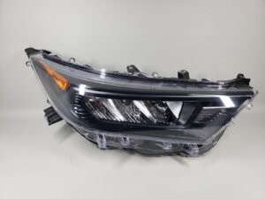 2019 2020 2021 Toyota Rav4 RH Right Passenger Side Headlight Black Trim LED OEM