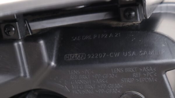 2022-2024 Hyundai Tucson Left Driver Upper Daytime Running Light DRL Chrome OEM - Image 12