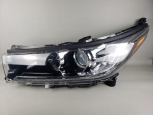 2017-2019 Toyota Highlander LH Left Driver Halogen Black Headlight w/LED DRL OEM