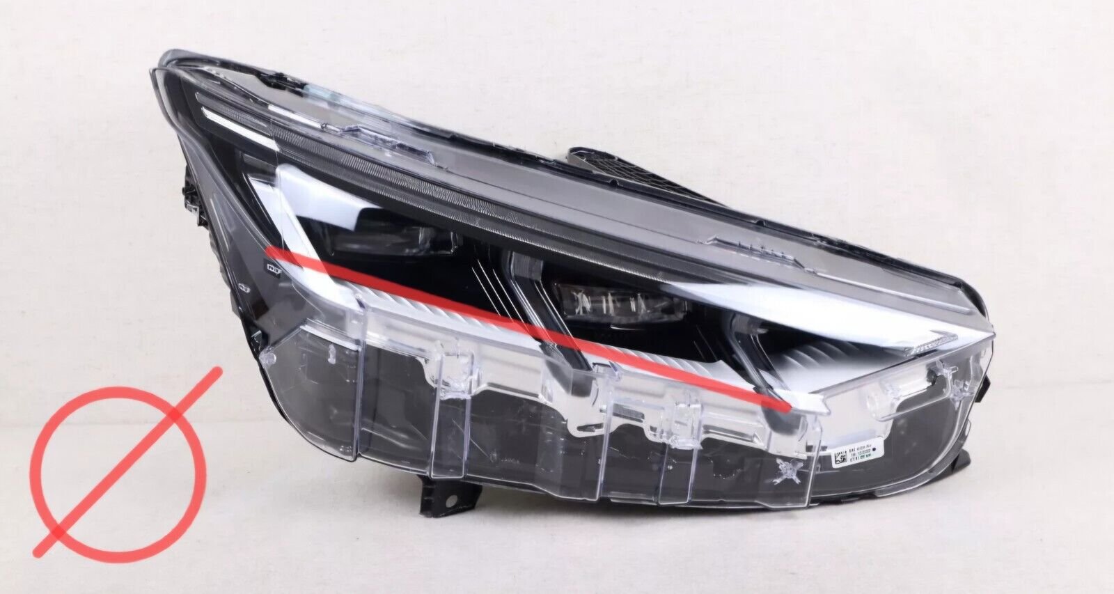 2021-2024 Ford Mustang Mach-E RH Right Pass Headlight Reflector LED Base OEM - Image 14
