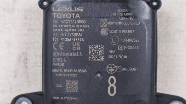 Lexus NX250 NX350 NX350h Front Side Radar Sensor 88281-78010 OEM - Image 5