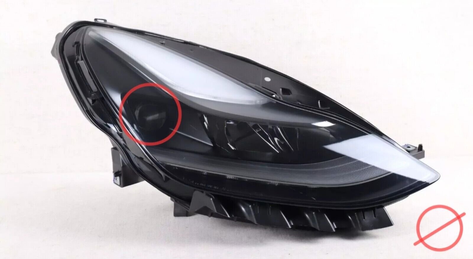 Nice! 2017-2023 Tesla Model 3 & Y RH Right Passenger Headlight Reflector LED OEM - Image 7