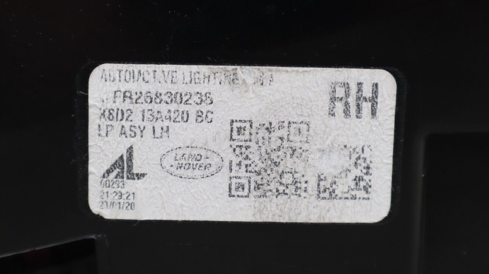 2020-2022 Land Range Rover Evoque Right Pass Rear Tail Light Tailgate LED OEM - Image 9