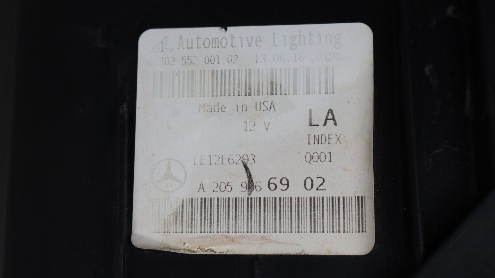 2015-2018 Mercedes C300 C350 C400 W205 Left Driver Side Headlight Halogen OEM - Image 11