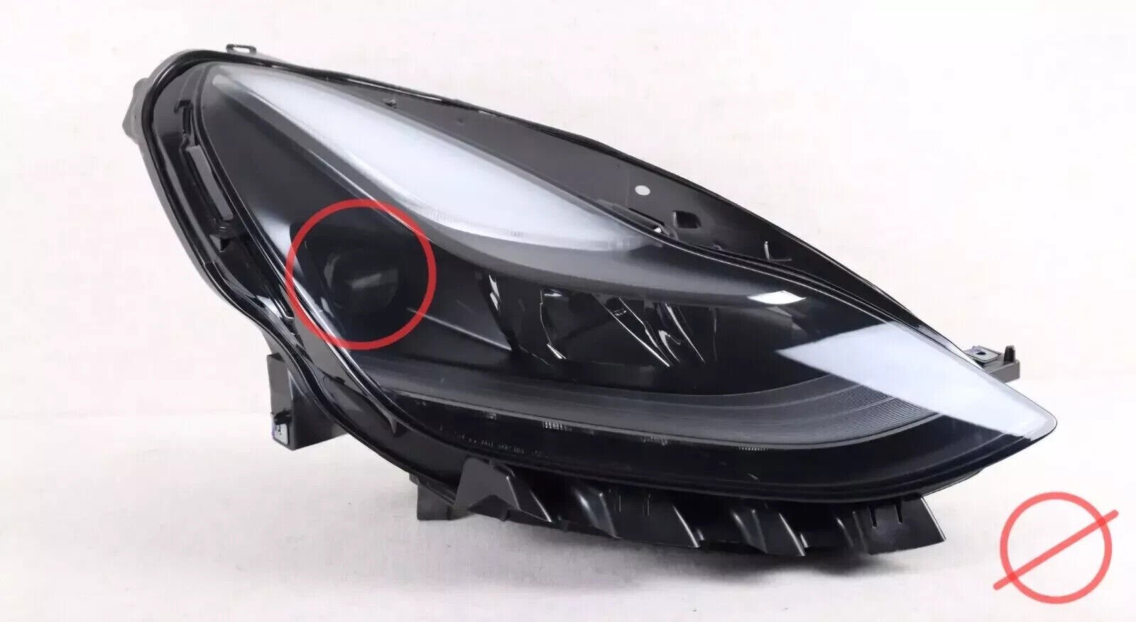 2017-2023 Tesla Model 3 & Y RH Right Passenger Headlight Reflector LED OEM - Image 3