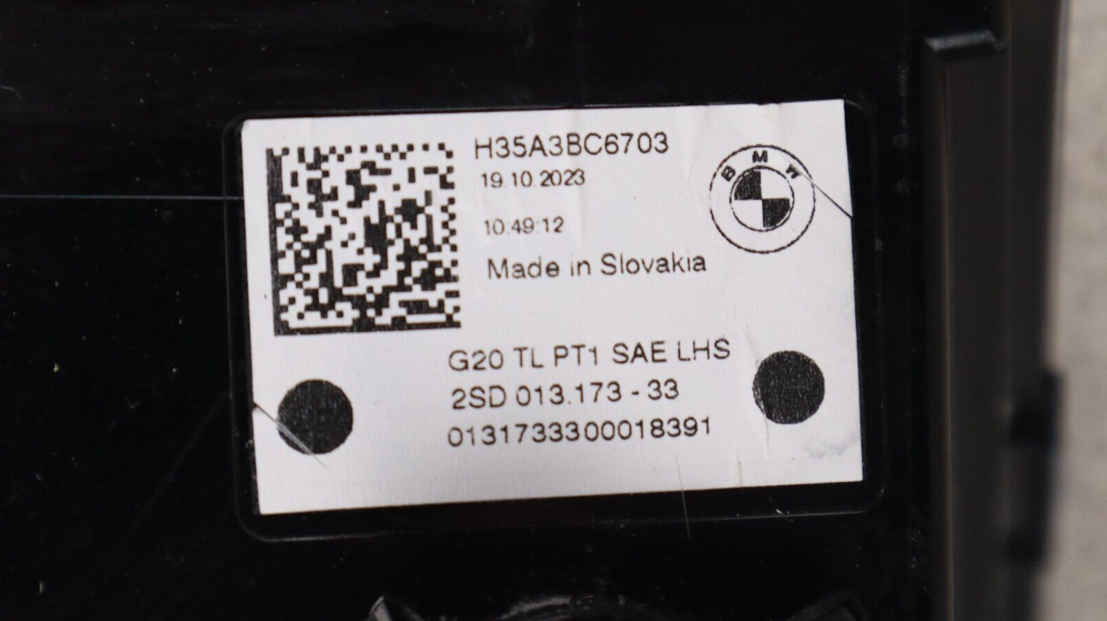 Mint! 2020-2022 BMW 330i M340i Left Driver Rear Outer Tail Light LED OEM - Image 6